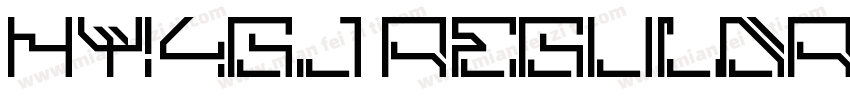 HYi4gj Regular字体转换